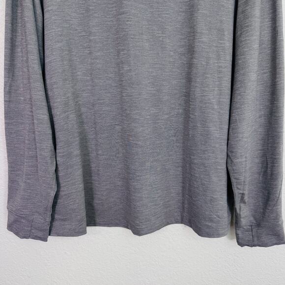 REI Active Pursuits Shirt Mens Large Activewear Layer UPF 50 Thumbholes Gray NEW - Picture 5 of 10
